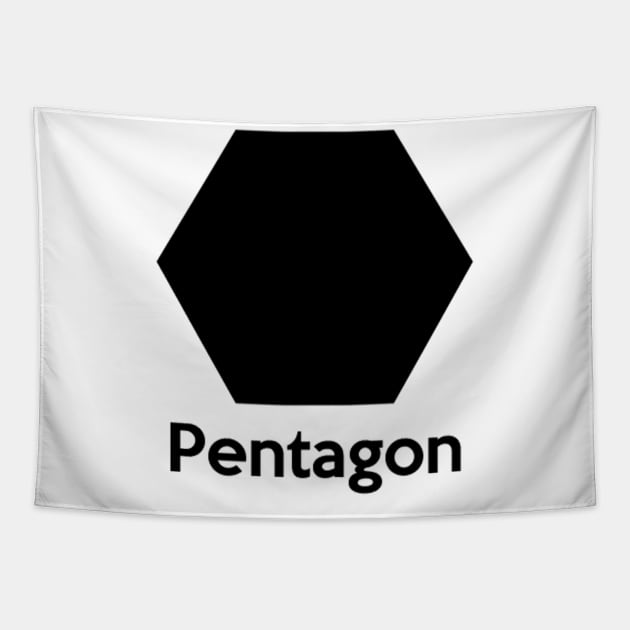 Pentagon Shape Tapestry by AustralianMate