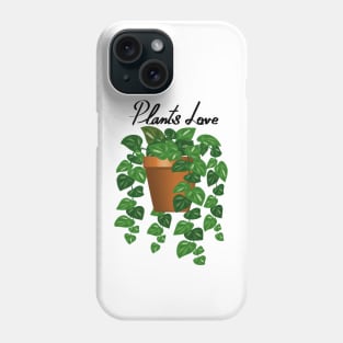 Plants Love - Marble Pothos Phone Case