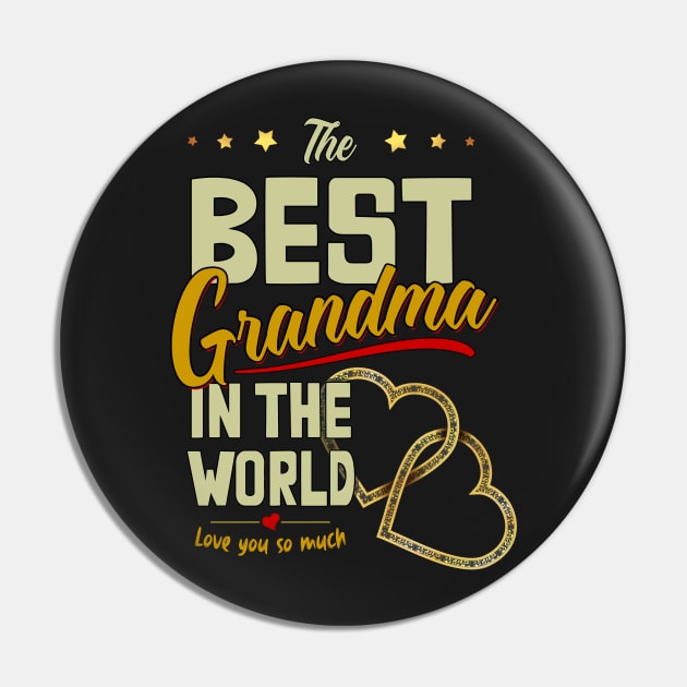 The Best Grandma in the World Pin by norules