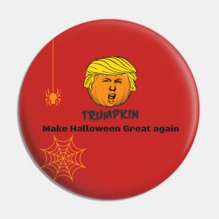 Trumpkin Halloween Pin