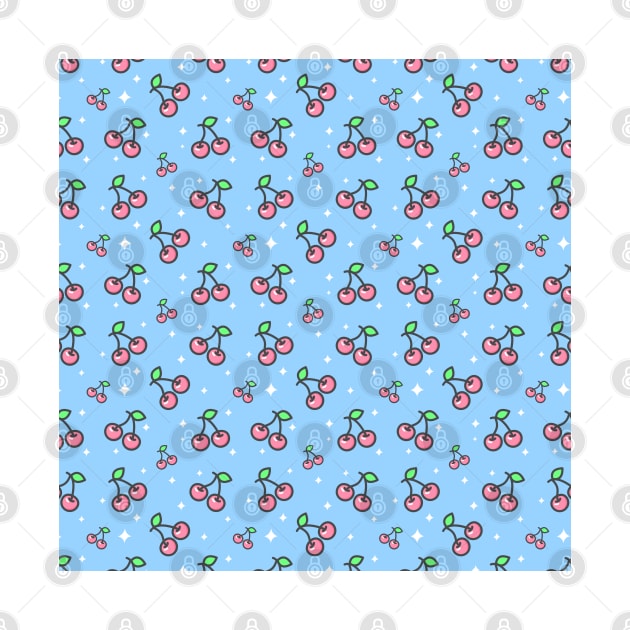 Pastel Cherries Pattern by lulubee