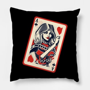 False Queen Card Pillow