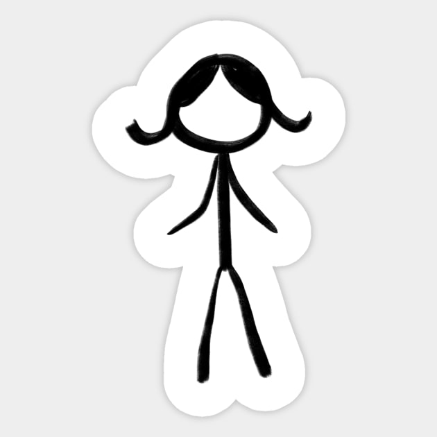 stick figure Sticker