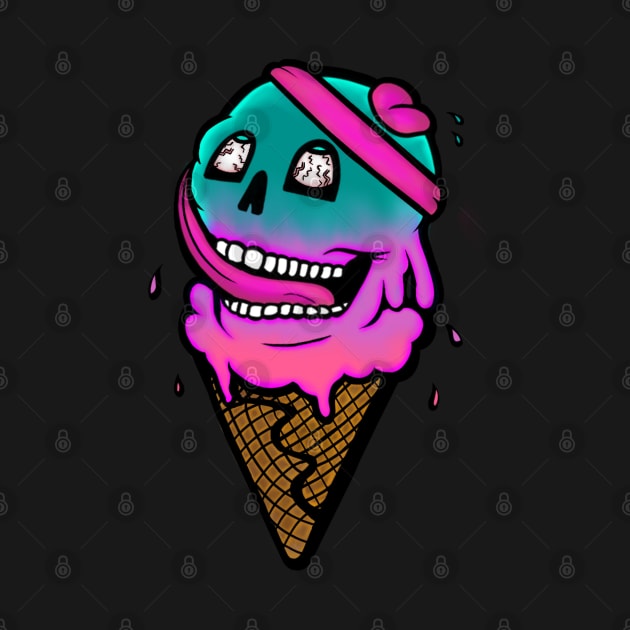 COTTON-CANDY Skull Cone by GraphicsByMichi