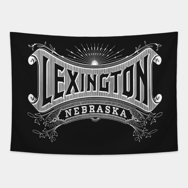 Vintage Lexington, NE Tapestry by DonDota