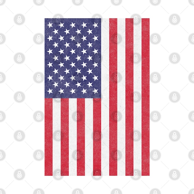 USA Flag July 4th American Red White Blue Star Independence by amitsurti