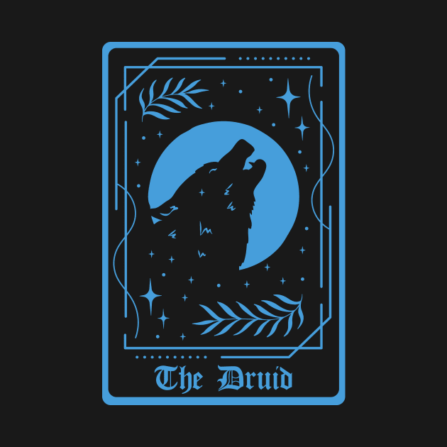 D&D Druid Class Tarot Card by Sunburst