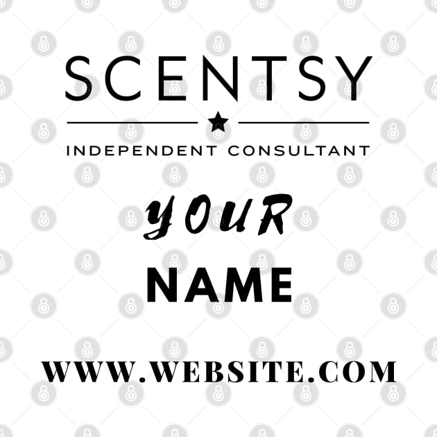 scentsy independent consultant gift ideas with custom name and website by scentsySMELL