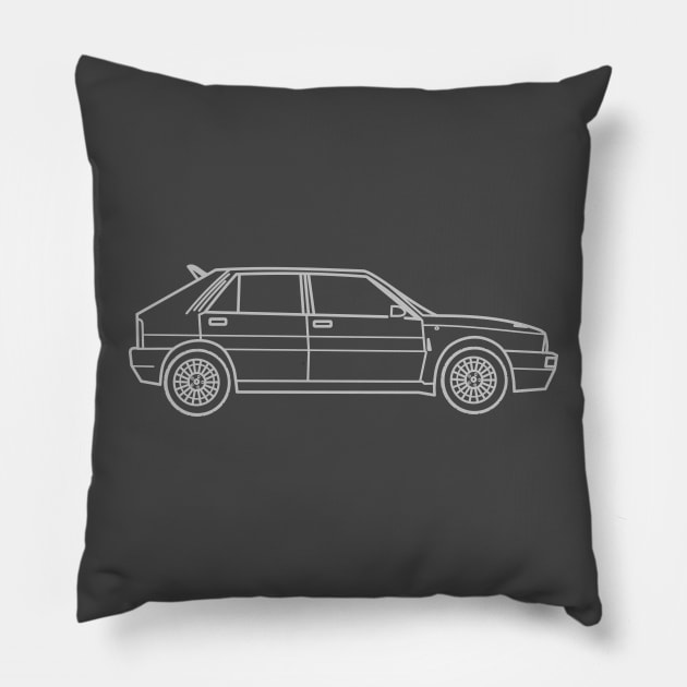 Lancia Delta Pillow by Aurealis