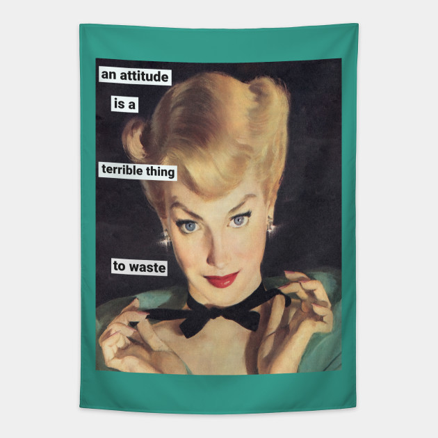 Hit Them With A Brick Large Totebag Retro Housewife Humor 