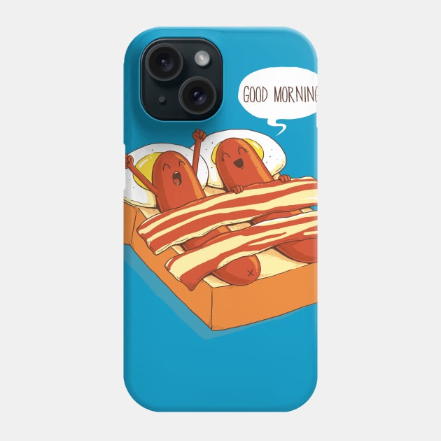 Breakfast in Bed Phone Case by DANDINGEROZZ