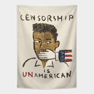 Censorship Is Un-American 1990 Tapestry