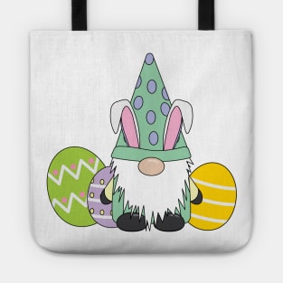 Green Easter Gnome Garden Gnome Tote