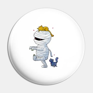 Mummy's love Kittens Pin