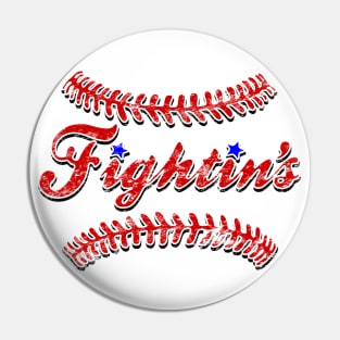 Fightin' Baseball Pin