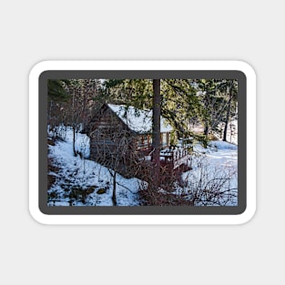 Cabin In The Forest Magnet