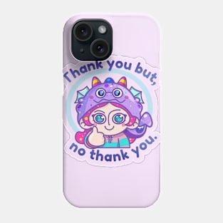 Cute Pink Hair Girl quotes Phone Case