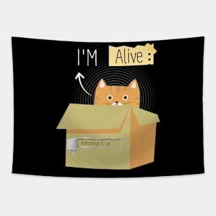 Schrodinger's Cat - Alive! Tapestry