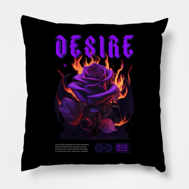 Burning Desire Pillow by RyuSanz