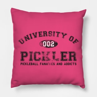 Pickleball Fanatic and Addict Pillow