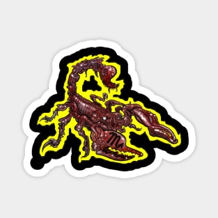 Zombie Art : ZOMBIE ZODIAC HORRORSCOPE (Scorpio) T-Shirt Magnet