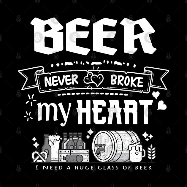 Beer never broke my heart by Vichallan