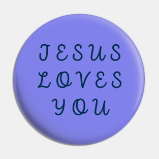 Jesus Loves U Pin