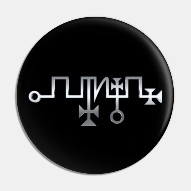 Zagan Sigil Modern Ars Goetia Demonic Seal of Zagan in Silver Zagan
