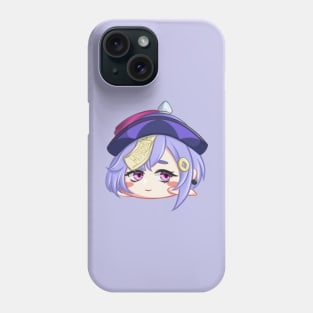 chibi qiqi genshin fanart Phone Case