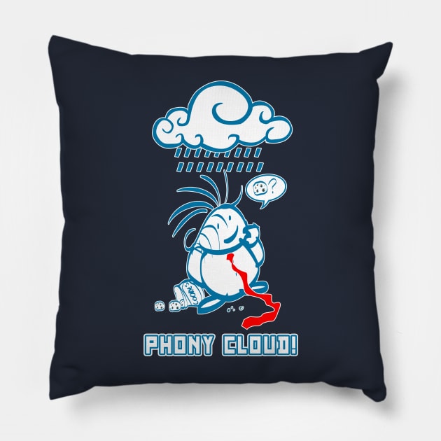 Phony Cloud! Cookie Kid Politics Anti-Trump Protest Pillow by brodyquixote