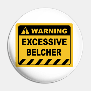 Human Warning Sign EXCESSIVE BELCHER Sayings Sarcasm Humor Quotes Pin