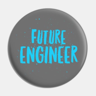 Future Engineer Boys Design Engineer Dad Blue Pin