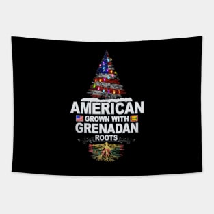 Christmas Tree  American Grown With Grenadan Roots - Gift for Grenadan From Grenada Tapestry