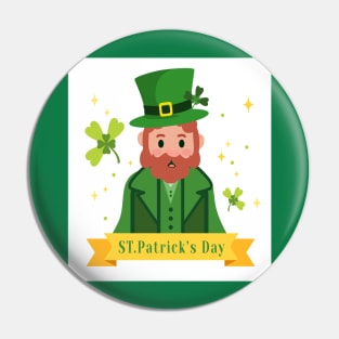 Happy St.Patrick day Pin