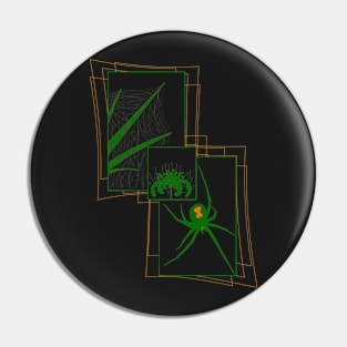 Black Widow V40 (Multicolor) Pin