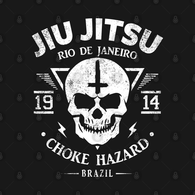 JIU JITSU - CHOKE HAZARD by Tshirt Samurai