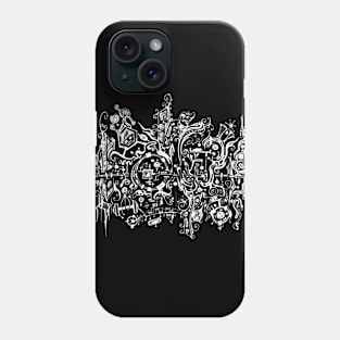 Abstract doodle art Phone Case