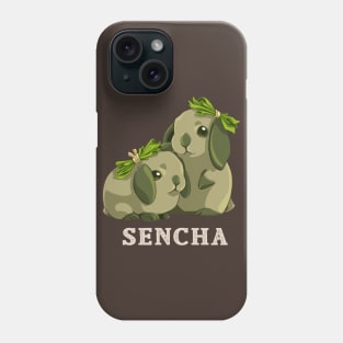 sencha bunnies Phone Case