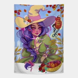 Botanical witch Tapestry