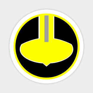 Time Yellow Badge Magnet