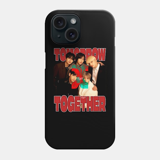 TXT BOOTLEG T-SHIRT Phone Case by Vinsgraphic 