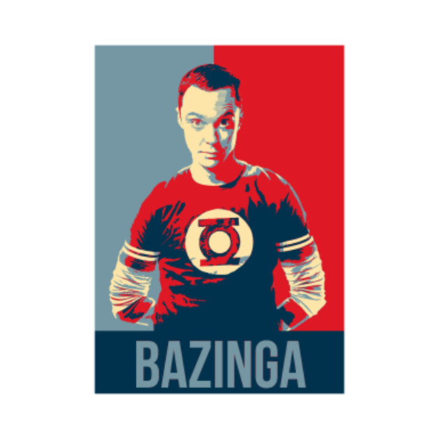 Sheldon Cooper: Bazinga - The Big Bang - T-Shirt | TeePublic