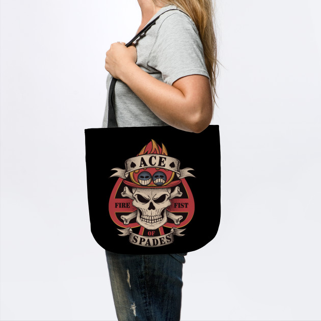 Ace Tattoo One Piece Pirate Flag One Piece Tote Teepublic