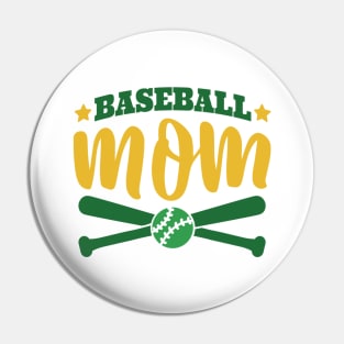 Baseball Mom Pin