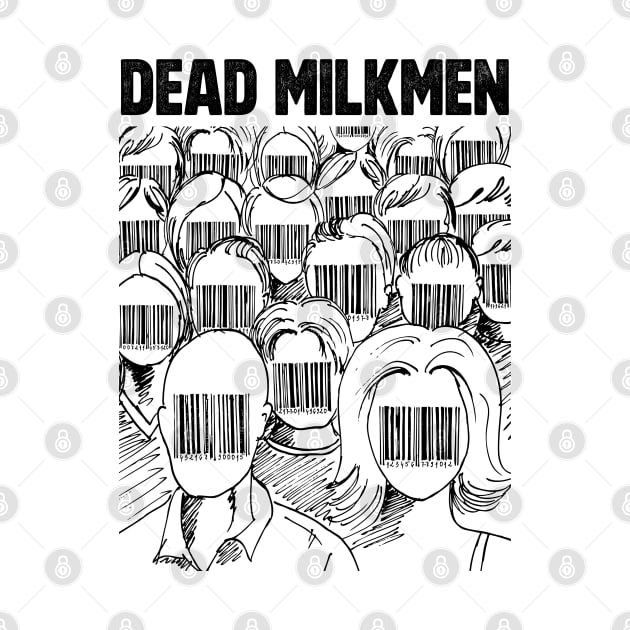 Barcode face Dead Milkmen by adima