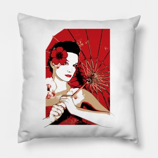 Spring Girl Pillow