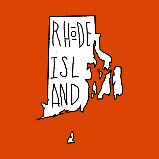 The State of Rhode Island - No Color by loudestkitten