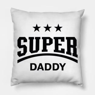 Super Daddy (Black) Pillow