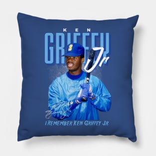 Ken Griffey Jr The Kid Basketball Legend Original Aesthetic Tribute 〶 Pillow