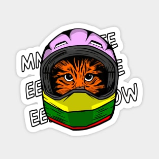 funny cat driver – Meeeeeeeow, the sound of formula m1ao (Jacques) Magnet